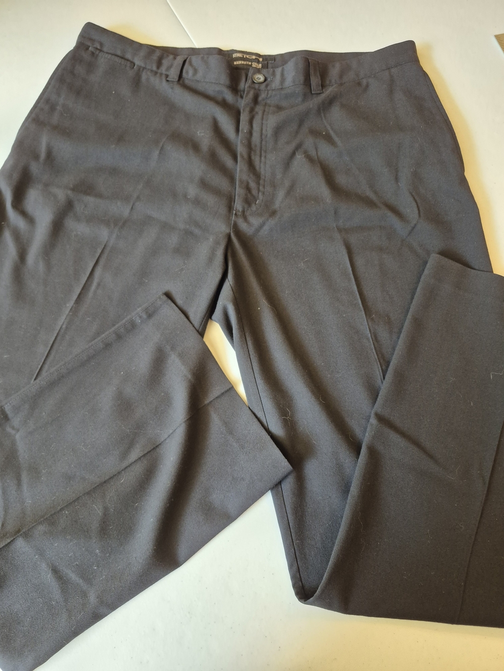 Kenneth Cole Black Men's Dress Pants - Straight Leg 4786